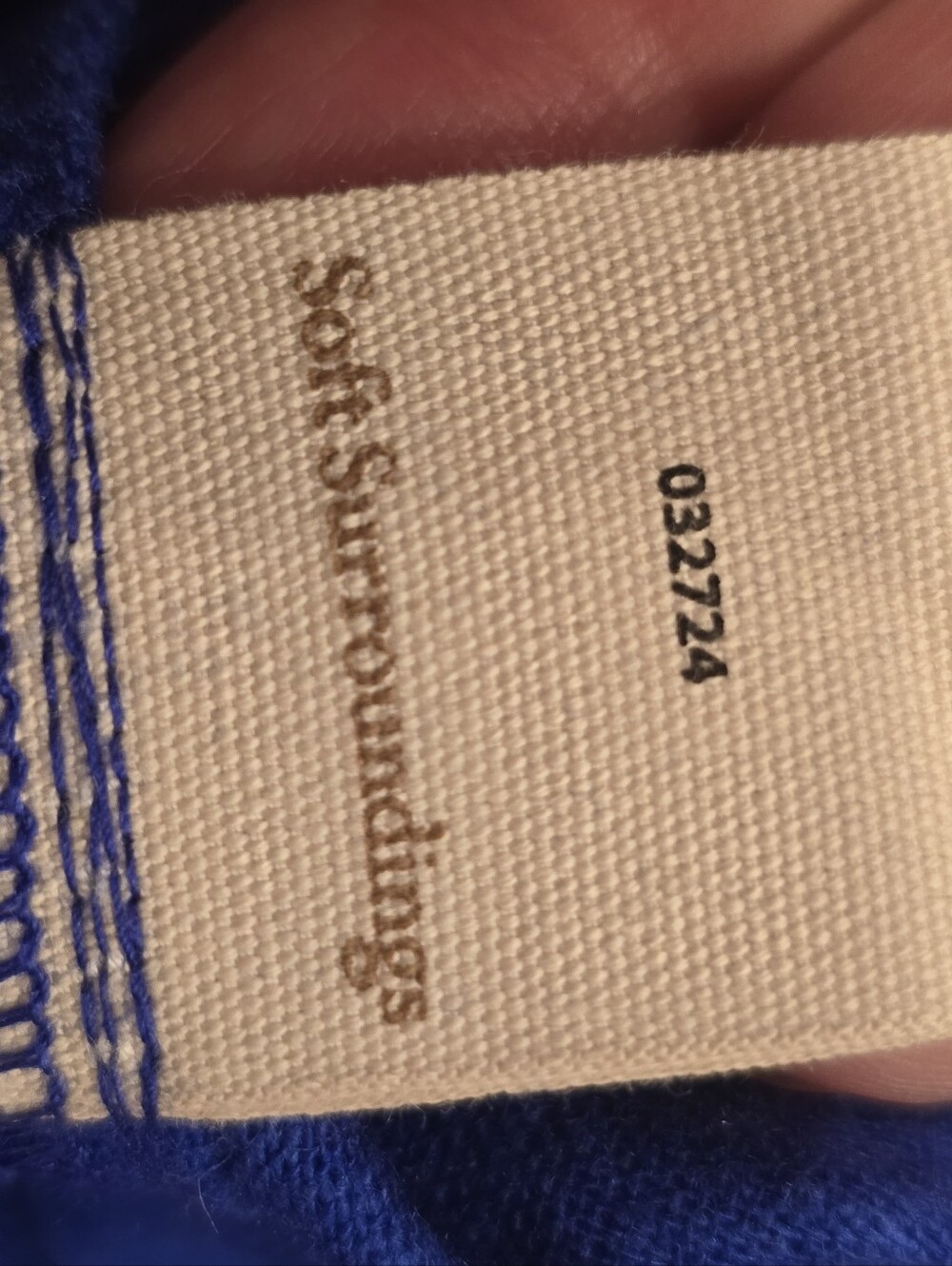 Soft Surroundings Women's Blue Straight Shorts Linen Viscose Stretch Sz XL NWT - Picture 7 of 7